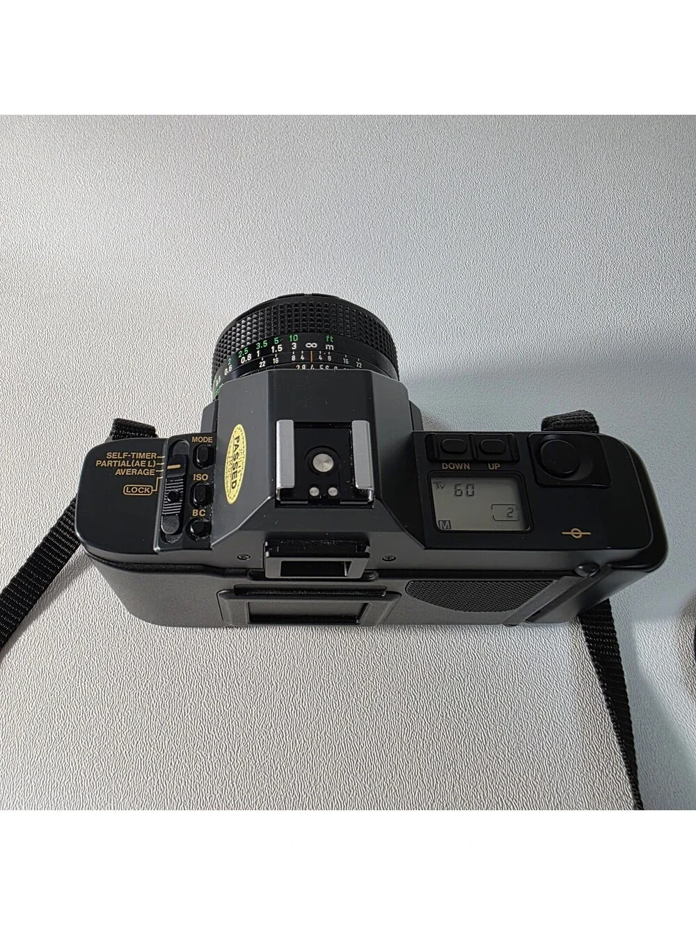 Canon T70 35mm SLR Camera with Canon 28mm F/2.8 Lens - Tested and Working